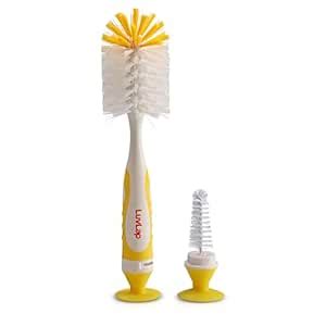LuvLap 2- in -1 Bristle Baby Feeding Bottle Plastic Cleaning Brush ...