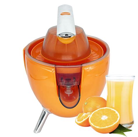 House of Quirk Juicy Electric Citrus Press 300W - 2 Cones for Large ...