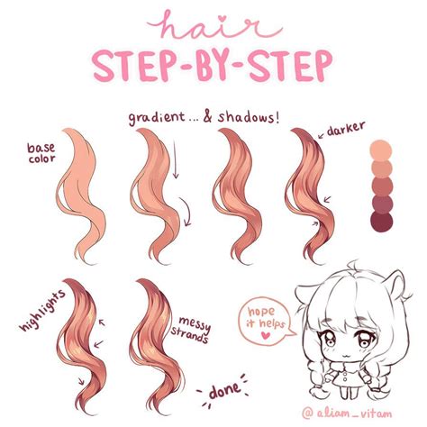 Image result for Anime Hair Coloring Tutorial