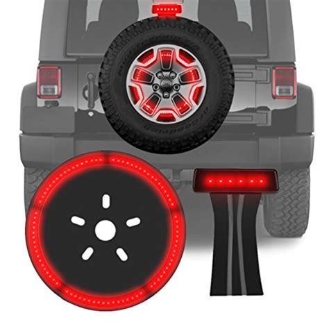 Buy 3rd Third Brake Light & Spare Tire Light for Jeep Wrangler Jk 2007 ...