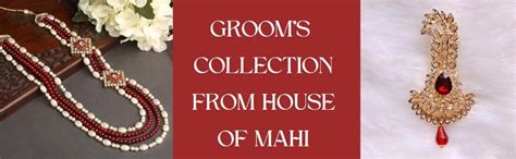 Mahi Maroon and White Crystals Meenakari Work Kalangi Brooch for Groom ...