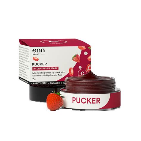 Buy ENN Pucker Hydrating Tinted Lip Balm & Lip Mask for Moisturized ...