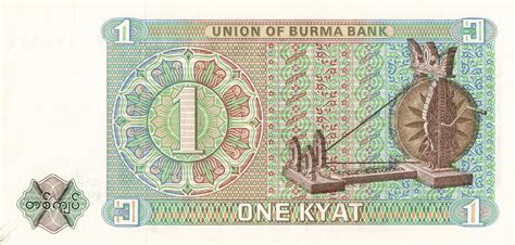 1 Kyat - Myanmar – Numista