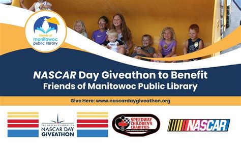 NASCAR Day Giveathon to Benefit Friends of Manitowoc Public Library ...