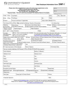 new employee information form Templates - Fillable & Printable Samples ...
