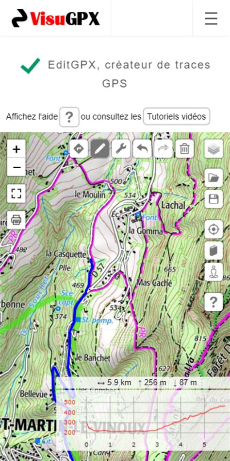 VisuGPX Création et suivi de traces GPS APK для Android — Скачать