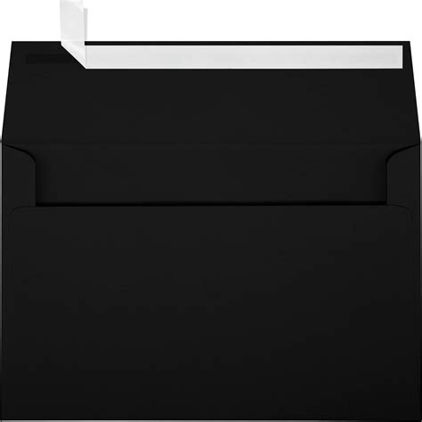 Buy LUXPaper A9 Invitation Envelopes in 80 lb. Midnight Black for 5 12 ...