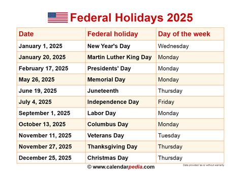 October National Holiday 2025 | Printable Calendar 2025