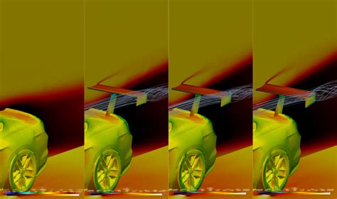 CFD Data Mapping in Techplot On Wing 的图像结果