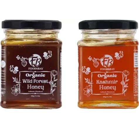 Buy Organic Wild Forest&Kashmir Honey combo (2 x325 g) Online from ...
