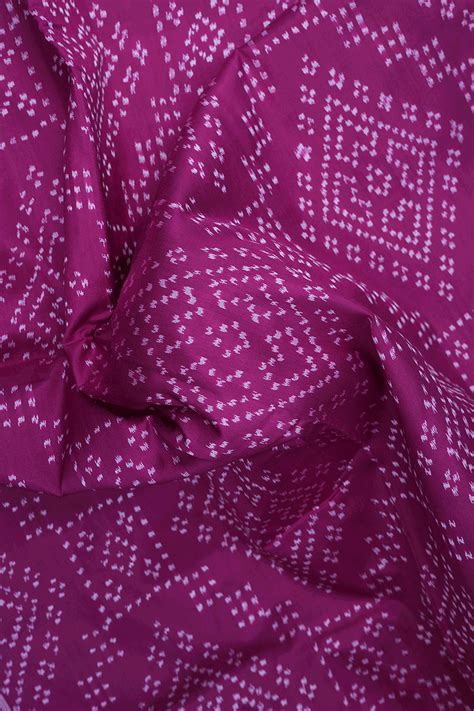 Allover Diamond Design Purple Rose Pochampally Silk Saree – Sundari Silks