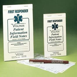 Vital Signs Note Pads | Bound Tree