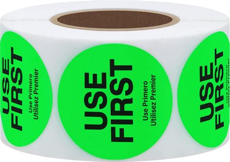 Buy Hycodest 500 Pcs 1.5 Use First Stickers Food Service Sticker Food ...