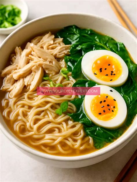 High-Protein Chicken Ramen Bowl – Healthy, Comforting & Ready in ...