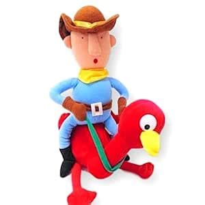 Buy Cowboy Riding Ostrich Plush Toy by Stuffins - Character from ...
