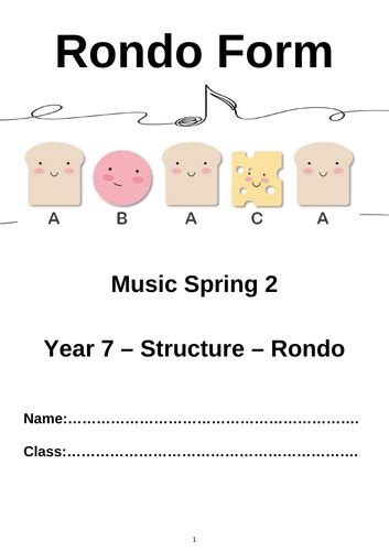 Image result for Rondo Form Examples