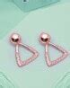 Buy Rose Gold Earrings for Women by Diva Walk Online | Ajio.com