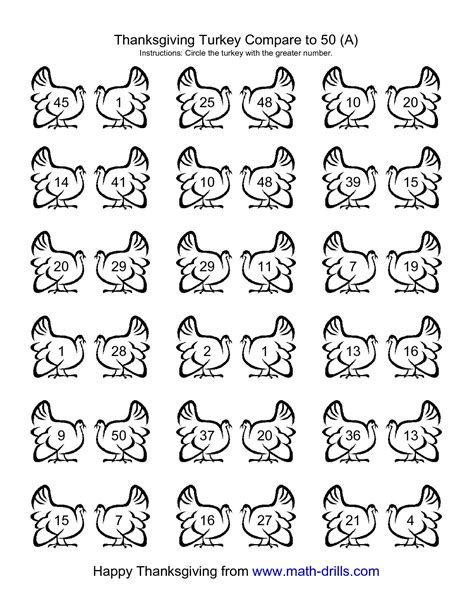 Image result for Free Printable Thanksgiving Math Worksheets