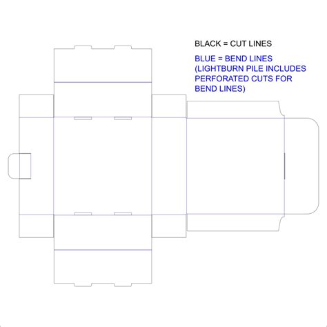 Image result for Box Cutout Pattern