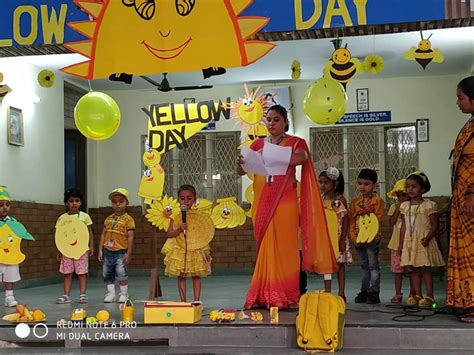 YELLOW DAY CELEBRATION 2019 :: St. Mary's Public School