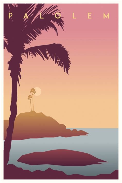 This artist’s technicolour illustrations of Goa are like vintage travel ...