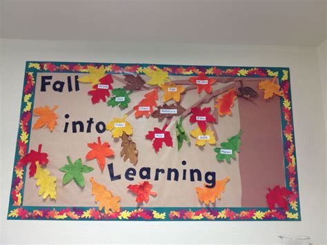 Great Fall Bulletin Board Ideas