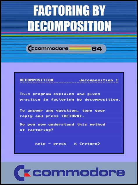 Decomposition Factoring 的图像结果