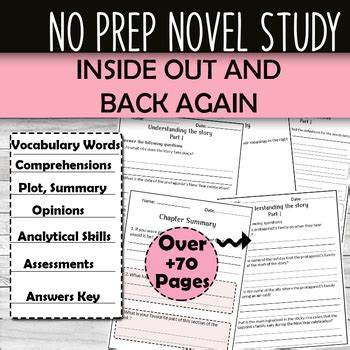 Image result for Inside Out and Back Again Book Cover Project