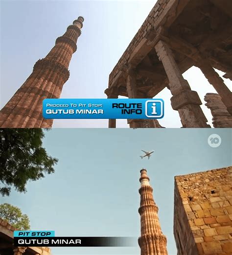 TAR Fun Fact: Qutub Minar is a Pit Stop location in TAR Australia S02 (Leg 2) and S07 (Leg 1 ...