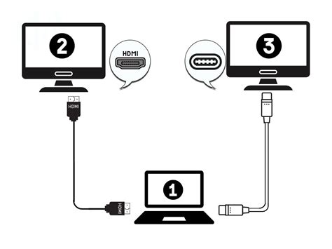 Image result for Dual Monitor Setup Cables