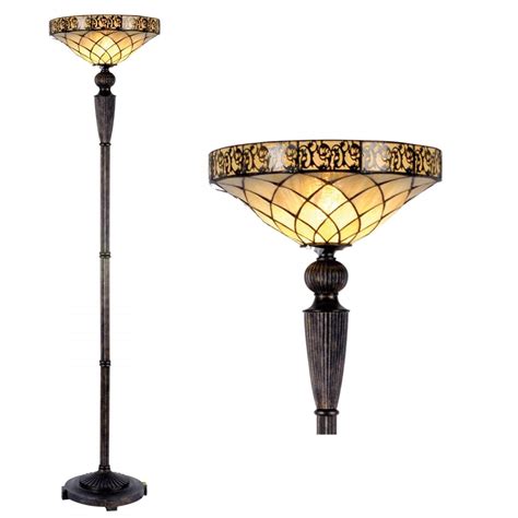 Cambridge Torchiere Tiffany Floor Lamp– Tiffany Lighting Direct