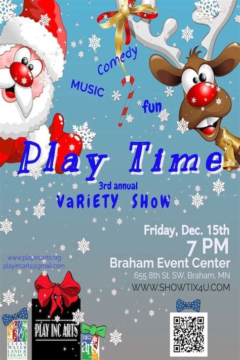 3rd Annual Play Inc Arts Holiday Variety Show, Braham Event Center, 15 ...