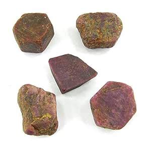 200.00 Ct Natural Ruby Loose Gemstone Healing Specimen Rough 5 Pcs Lot ...