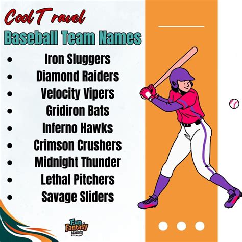 350+ Good Baseball Team Names: Funny, Cool & Unique