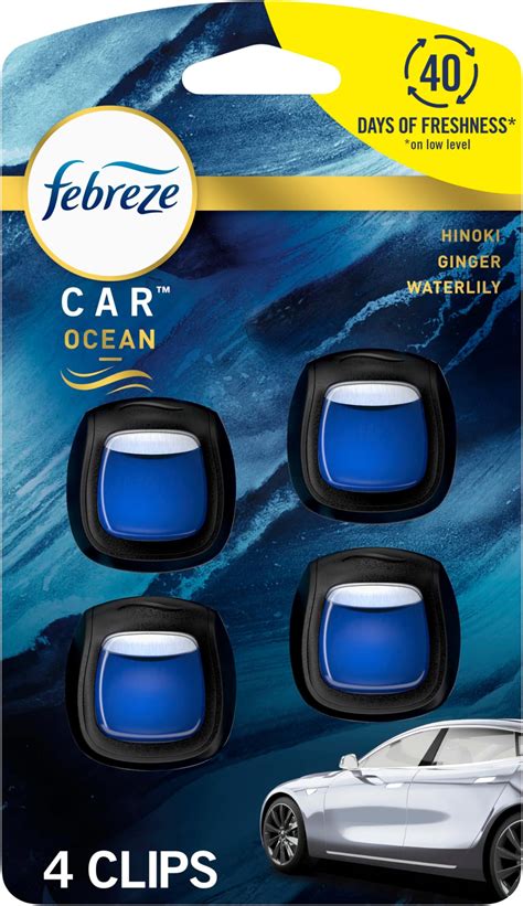 Amazon.com: Febreze Car Air Freshener Vent Clip Unstoppables Fresh ...