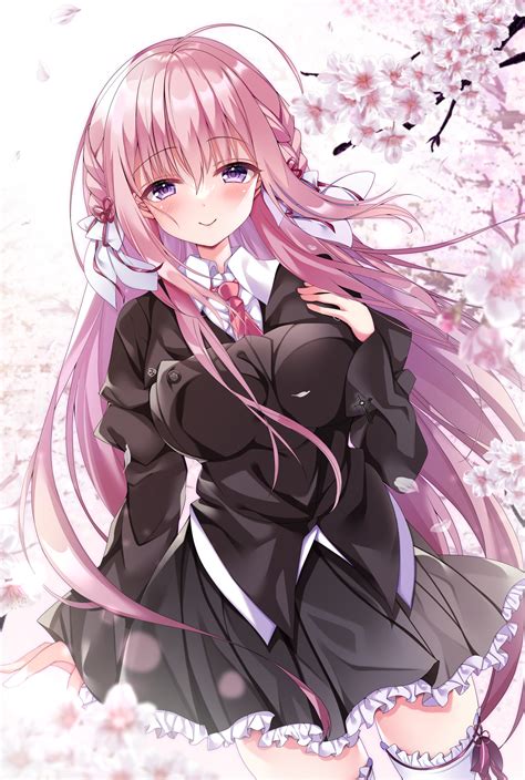 hakugan sakura no uta sakizaki sakurako seifuku thighhighs | #1092022 ...