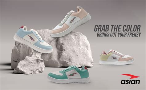 Buy ASIAN Women's TRENDY-01 Casual Sneaker Shoes Lightweight Soft ...