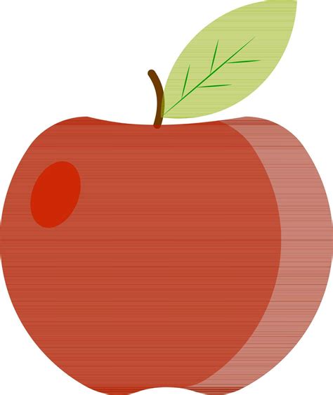 Isolated Apple Element In Flat Style. 24461403 Vector Art at Vecteezy