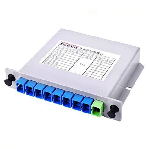 3nh SC APC PLC 1X8 splitter Fiber Optical Box PLC Splitter box with 1X8 ...