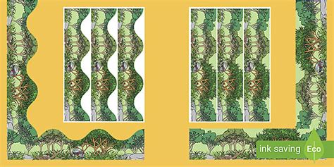 Nature Notice Board Borders