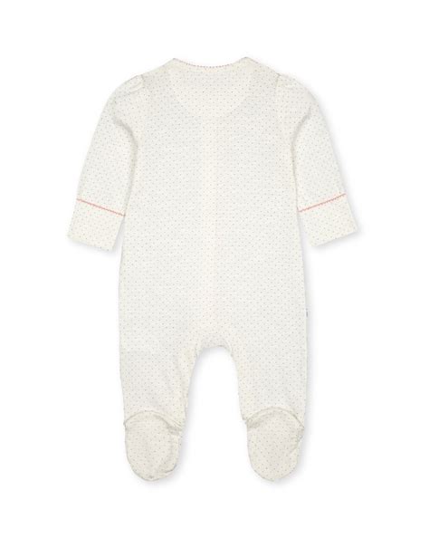 Buy Girls Full sleeves Floral border print Romper - White Online at ...