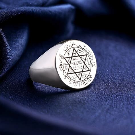 David Star Ring, Solomon's Seal Ring, Star of David Ring, Solomon ...