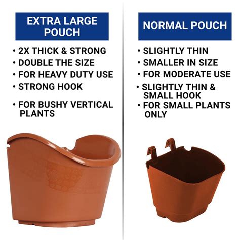 Vertical Gardening Pouches (Brown) - Extra Large – TrustBasket