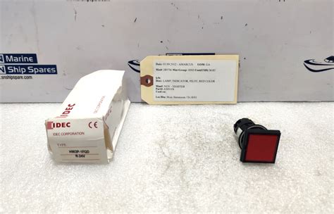 Idec HW2P-1FQD R-24V Red Color Pilot Indicator Lamp HW-P – S N Marine