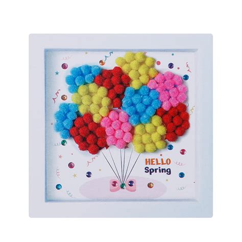 Comefolife DIY Pom Pom Art - Makes Art Pieces - Boy & Girl Crafts for ...