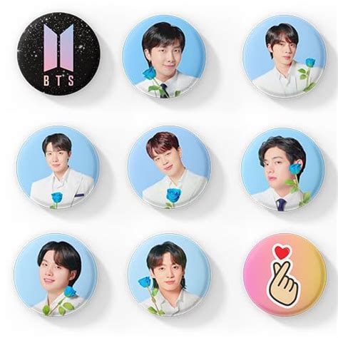 BTS Badges Bangtan Boys Army Pin Button Badge Girls Men & Women Kpop ...