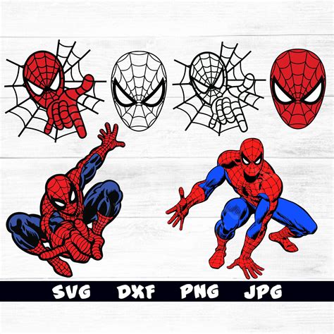 Spiderman SVG bundle, Spiderman Face SVG, Spiderman Clip Art, Spiderman ...