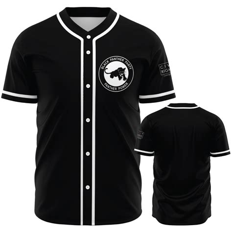 Black Panther Party, Camo - Huey Newton Malcolm X - Baseball Jersey