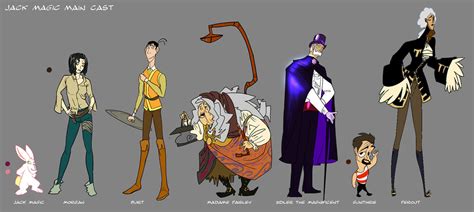 Jack Magic Main Cast by andrewk on DeviantArt