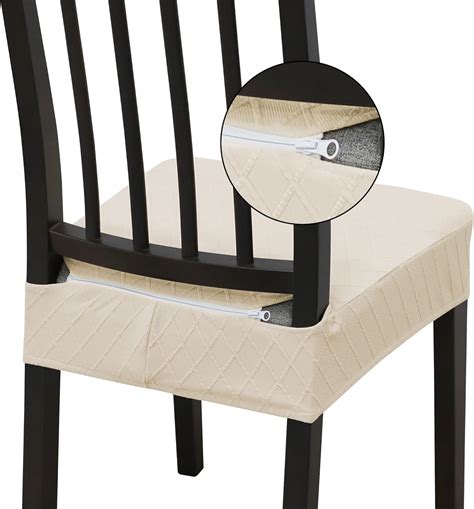 Amazon.com: Dining Chair Covers,Seat Covers for Dining Room Chairs Set ...